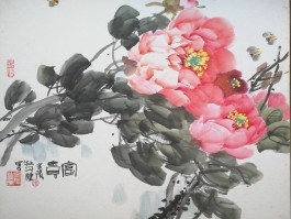 画家陈培光作品多少钱(画家陈培光画牡丹)-画家陈培光联系方式