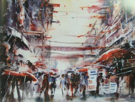 画家屠维能作品多少钱(屠维能水彩画价值)-画家屠维能联系方式