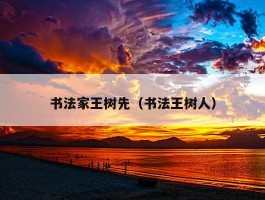 书法家王树先（书法王树人）