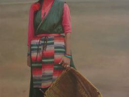 画家格桑作品多少钱(格桑花油画作品)-画家格桑联系方式