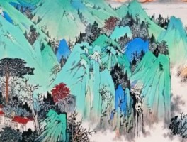 学院派 | 常潇青绿山水画作品精选