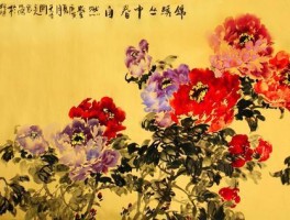 画家张双凤作品多少钱(画家张双凤的写意牡丹作品欣赏)-画家张双凤联系方式