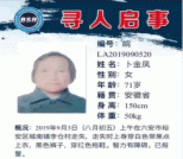 寻亲：卜金凤