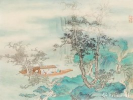 画家郑力为作品多少钱(郑力山水作品)-画家郑力为联系方式
