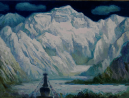 画家李松石作品多少钱(画家李松石水墨画墨龙图作品)-画家李松石联系方式