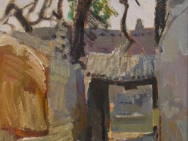 画家丁忆陵(画家丁荦的人物画)