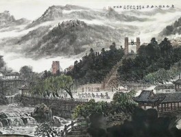 画家廖国柱作品多少钱(廖国柱山水画)-画家廖国柱联系方式