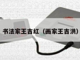 书法家王吉红（画家王吉洪）