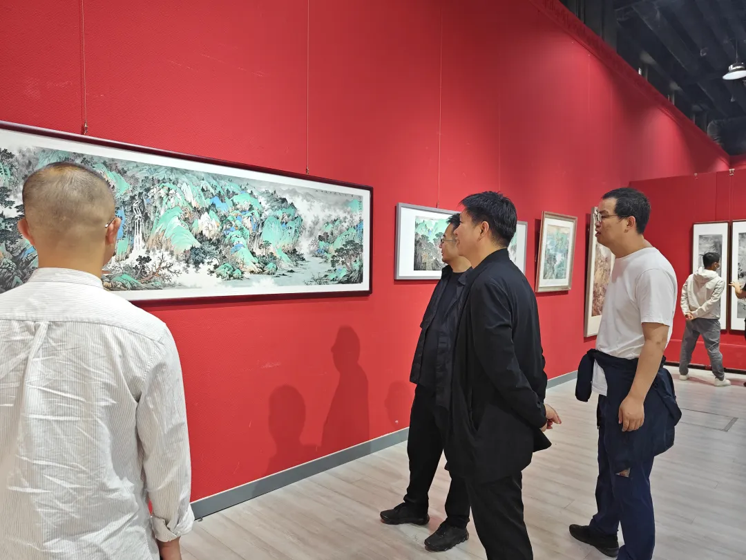 墨韵北疆 池上碧苔•水墨集中国画名家邀请展在乌兰察布市美术馆盛大开幕,图片,第18张